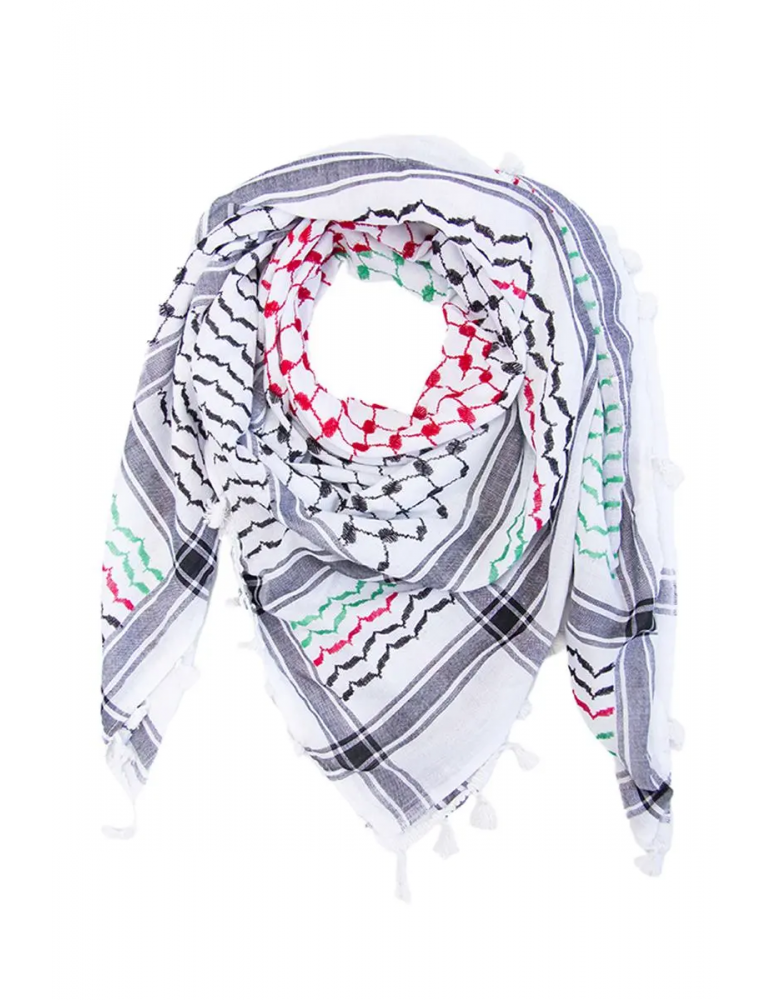 Hirbawi Kufiya Handmade In Palestine Palestine Flag