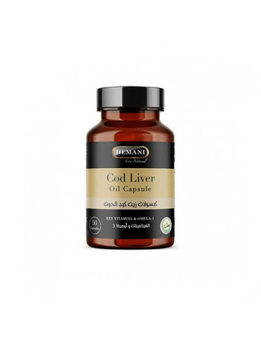 50 Cod Liver Oil Capsules by Hemani